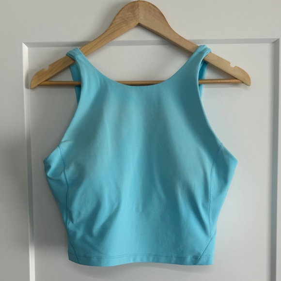 Lululemon Align High-Neck Tank Top Cyan Blue - Picture 1 of 11